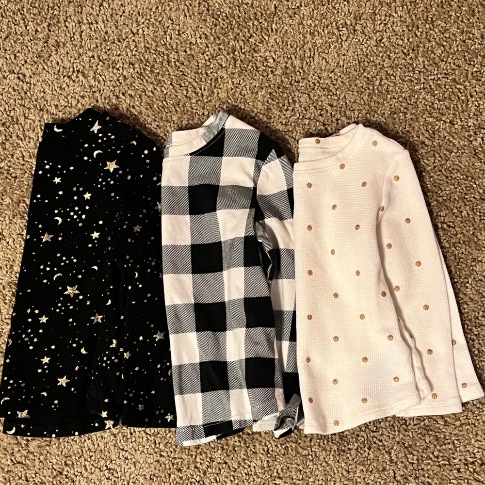 Old Navy 2T Toddler Girl Long Sleeve Shirt Set